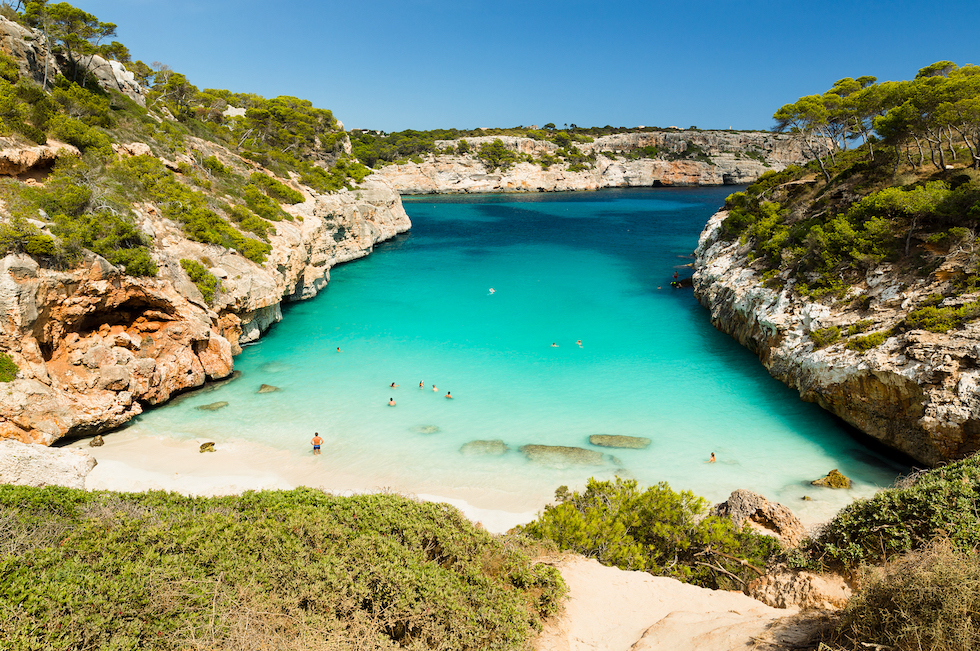 Cala des Moro er bare en lang rekke vakre badebukter på Mallorca