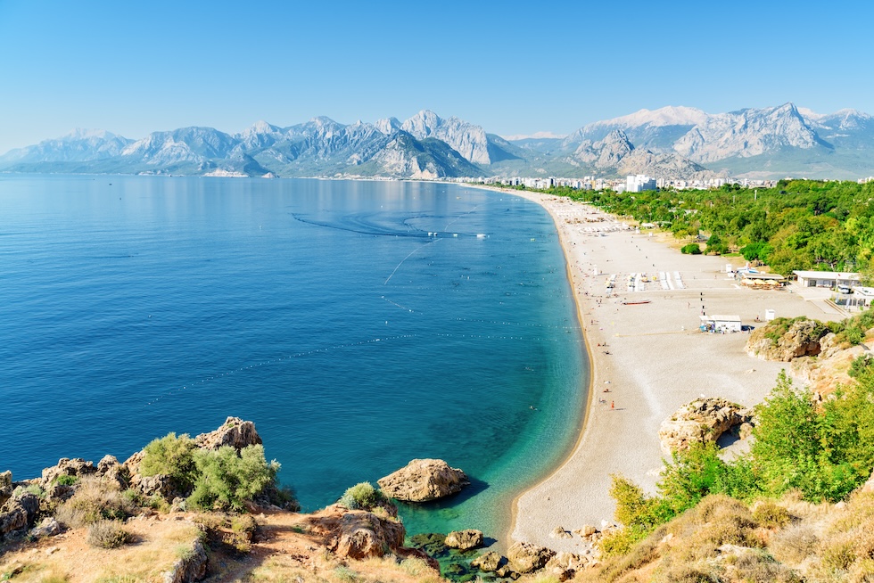 Eksotiske Antalya er hovedbyen på Tyrkias turkise kyst.