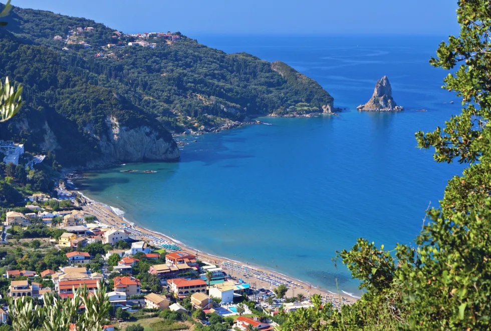 Agios Gordis har en af ​​Korfus bedste strande 
