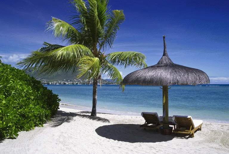 Overalt på Mauritius finder man små private strande 