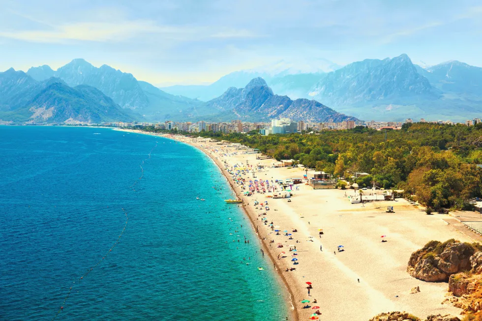 Antalya-området er den tyrkiske riviera 